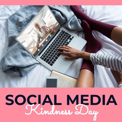 connecting with elderly in social media kindness day celebration - Download Free Stock Templates Pikwizard.com