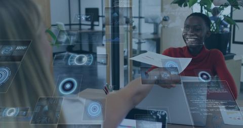 Digital Documents and Business Networking in Modern Technology - Download Free Stock Images Pikwizard.com