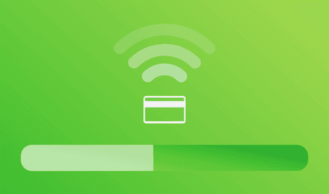 transparent digital payment with wifi network progress indicator - Download Free Stock Videos Pikwizard.com