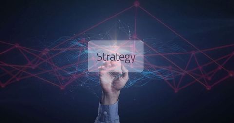 Hand Reaching Virtual Strategy Interface with Digital Network