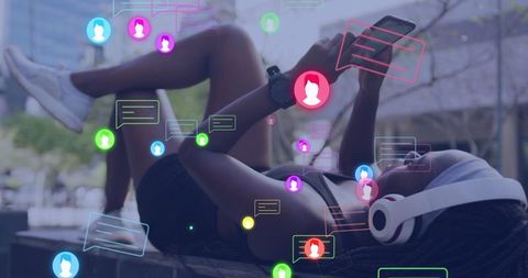 Digital social engagement for athletic lifestyle message