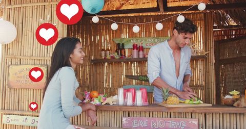 Summer Beach Bar Social Media Likes Trending Design Inspo