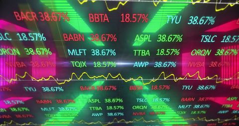 Stock Market Interface with Network Technology Conceptual Design - Download Free Stock Images Pikwizard.com