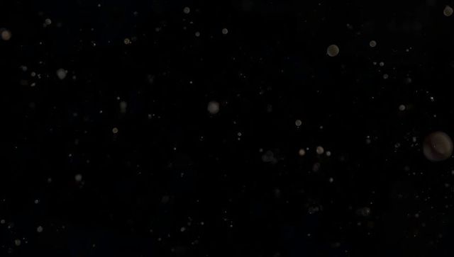 Glittering Particles in Dark Abstract Cosmic Scene