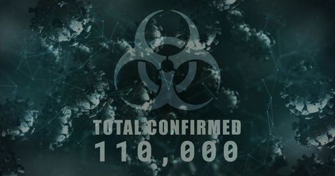 Futuristic Data Visualizing Biohazard and Virus Spread Insights