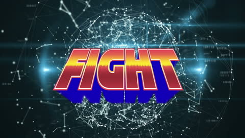 Dynamic Fight Animation with Digital Background