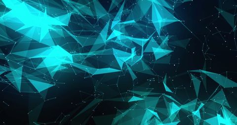 abstract digital network with blue polygonal structures - Download Free Stock Images Pikwizard.com