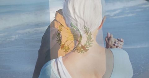 Senior Couple Dancing by Ocean for Love and Connection