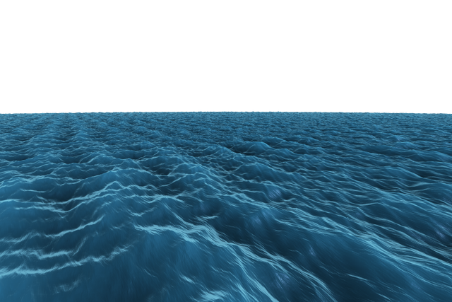 Transparent Illustration of Ocean Waves, Vector Graphic on Transparent Background - Download Free Stock Videos Pikwizard.com