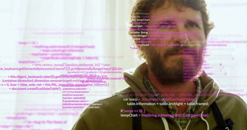 Cybersecurity programmer focused on digital code