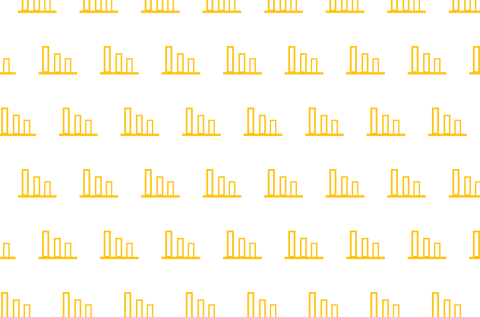 Yellow Diagrams Pattern on Transparent Background