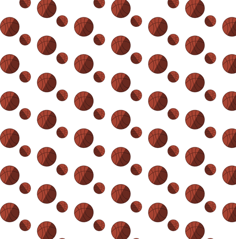 seamless transparent pattern with vector basketball design - Download Free Stock Videos Pikwizard.com