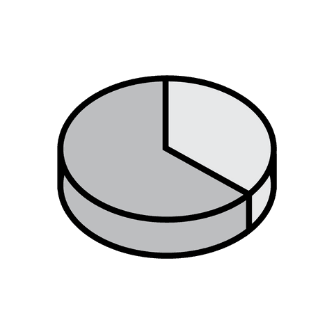 transparent vector illustration of money pie chart - Download Free Stock Videos Pikwizard.com
