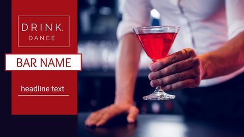 bartender serving vibrant cocktail in an upscale nightlife venue - Download Free Stock Templates Pikwizard.com