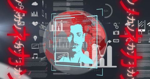 Global Data Processing with Digital Interfaces and Asian Script