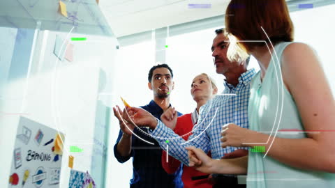 Team Collaboration with Digital Financial Analysis Interface