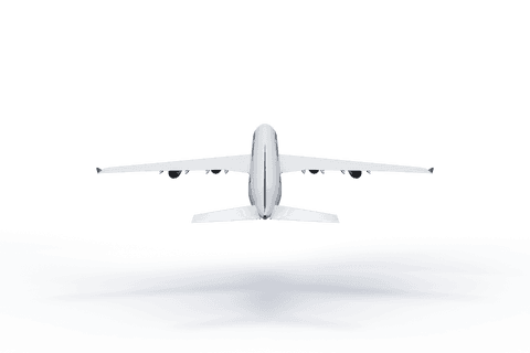 transparent digital illustration of white airplane for travel design - Download Free Stock Videos Pikwizard.com
