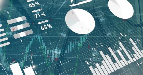 Financial Data Analytics with Holographic Interface - Download Free Stock Images Pikwizard.com