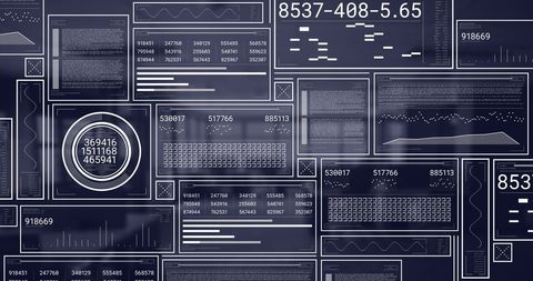 Digital Data Overlay in Modern Empty Office Environment - Download Free Stock Images Pikwizard.com