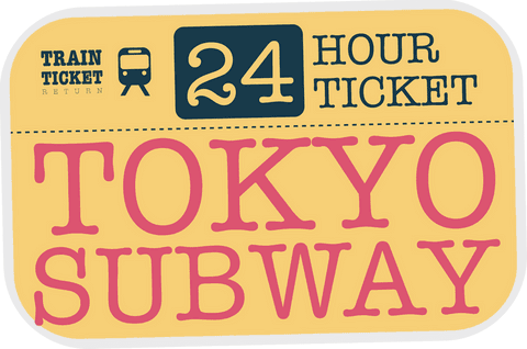 tokyo subway 24-hour ticket icon on transparent background - Download Free Stock Videos Pikwizard.com