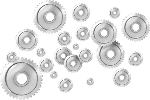 silver cogs on transparent background for industrial design - Download Free Stock Videos Pikwizard.com