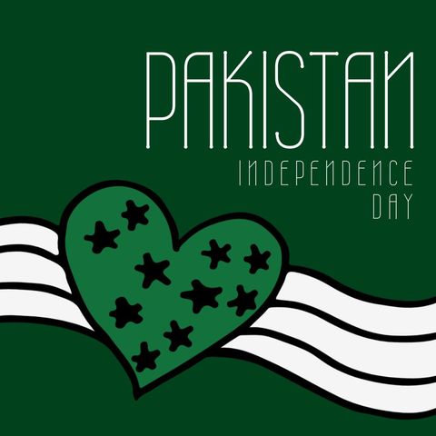 pakistan independence day celebration graphic - Download Free Stock Templates Pikwizard.com