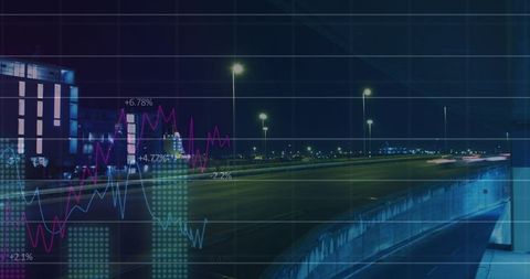 Cityscape with Digital Interface Reflecting Global Business Trends - Download Free Stock Images Pikwizard.com
