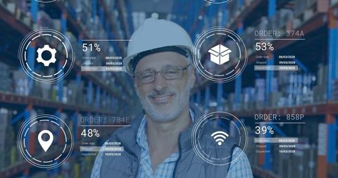 Warehouse Supervisor with Inventory Management Interface