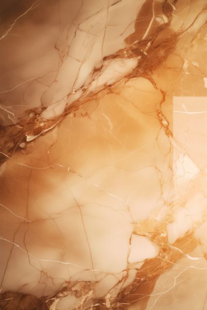 Close up of yellow and white marble with veins background, created using generative ai technology. Marble, stone, pattern and texture concept digitally generated image.
