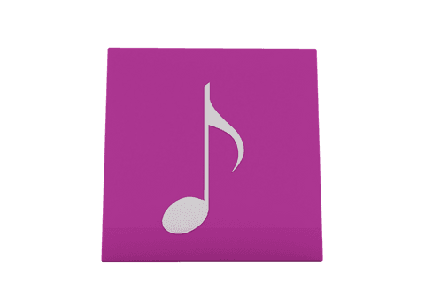 purple card with eighth note on transparent background - Download Free Stock Videos Pikwizard.com