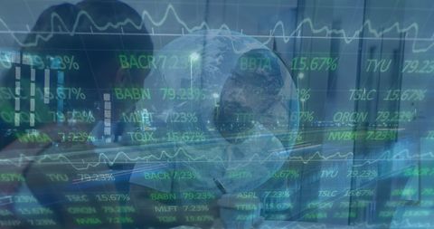 Analyzing Stock Market Data with Modern Technology - Download Free Stock Images Pikwizard.com