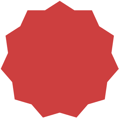 red polygon shape with copy space on transparent background - Download Free Stock Videos Pikwizard.com