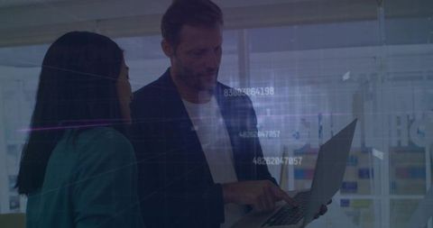 Collaboration and Innovation in Modern Workplace with Data Overlay