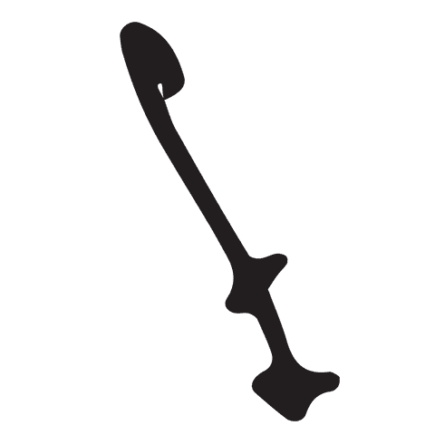 black silhouette of hooked tool on transparent background - Download Free Stock Videos Pikwizard.com