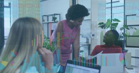 Diverse Business Team Analyzing Data with Digital Charts - Download Free Stock Images Pikwizard.com
