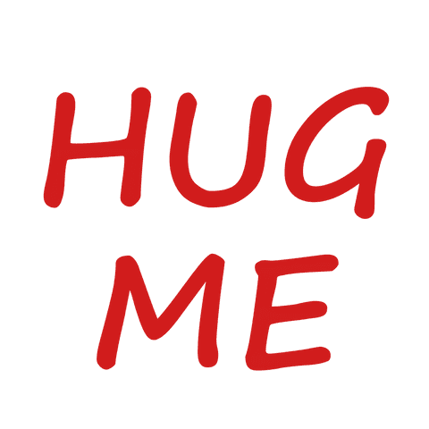 Red Hug Me Text on Transparent Background Love Concept - Download Free Stock Videos Pikwizard.com