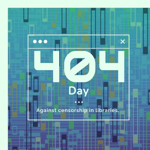 404 day against censorship awareness design - Download Free Stock Templates Pikwizard.com