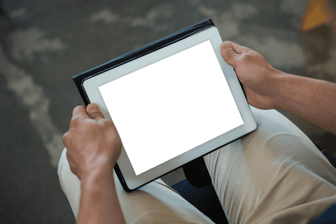 transparent screen digital tablet in hands of businessperson - Download Free Stock Videos Pikwizard.com