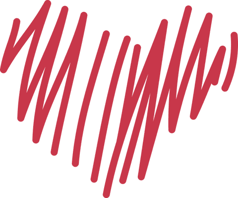 creative scribble red heart on transparent background for romance themes - Download Free Stock Videos Pikwizard.com