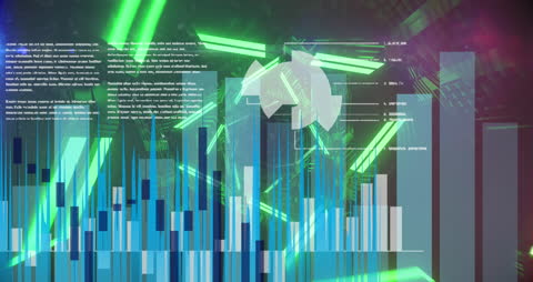 Global Digital Network Technology Interface Animation