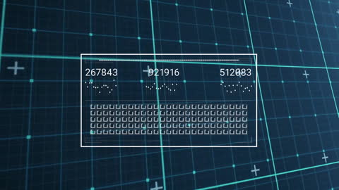 Dynamic Financial Data Animation on Digital Interface