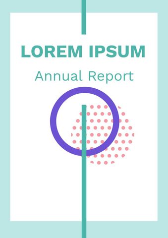 modern minimalist annual report template with infographic design - Download Free Stock Templates Pikwizard.com