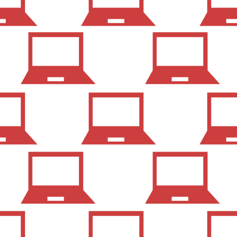 Red Laptop Pattern PNG on Transparent Background for Digital Projects - Download Free Stock Videos Pikwizard.com