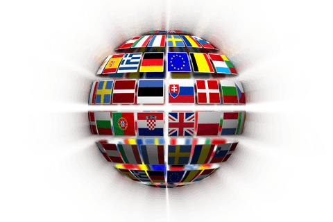 digital transparent globe of international flags representing global unity - Download Free Stock Videos Pikwizard.com