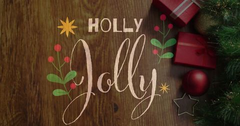 Festive Holly Jolly Christmas Celebration Theme
