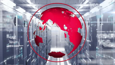 Global Data Connectivity in Advanced Networking Server Room