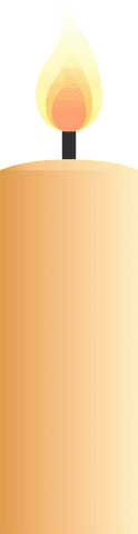 minimalistic candle with gradient design on transparent background - Download Free Stock Videos Pikwizard.com