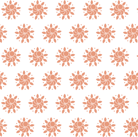 Seamless Transparent Floral Pattern with Orange Flowers - Download Free Stock Videos Pikwizard.com