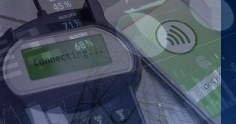 Digital Payment Connection Technology with Smartphone and Terminal - Download Free Stock Images Pikwizard.com