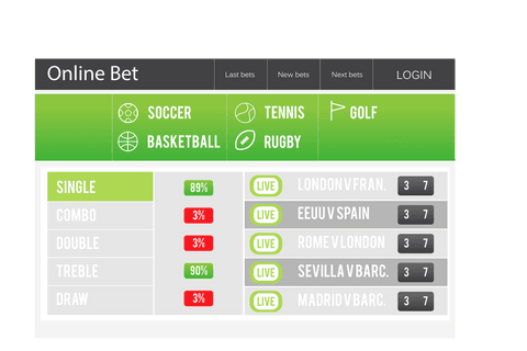 transparent digital screen with match results and live betting options - Download Free Stock Videos Pikwizard.com